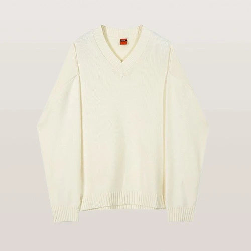 Pull Col V Homme