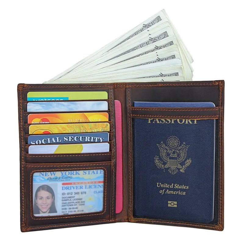 Portefeuille homme passeport