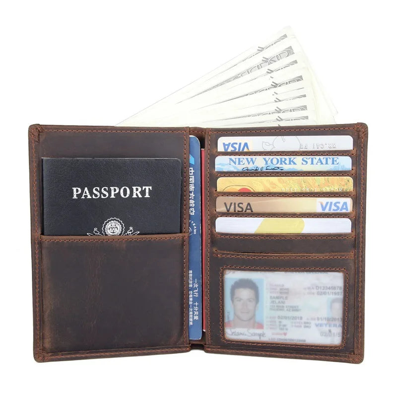 Portefeuille homme passeport