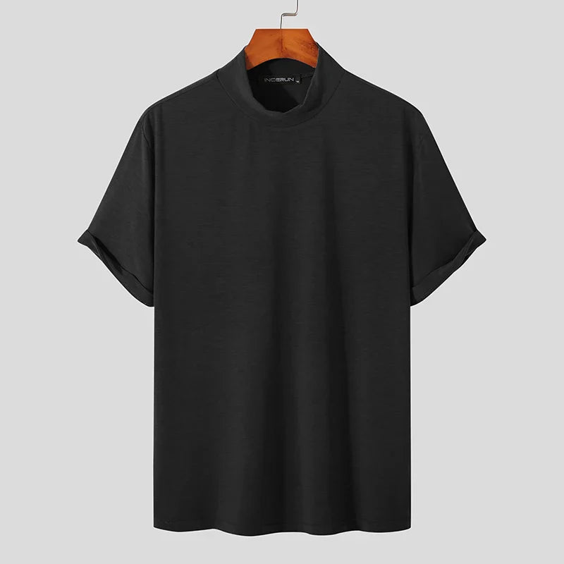 T Shirt Col Montant