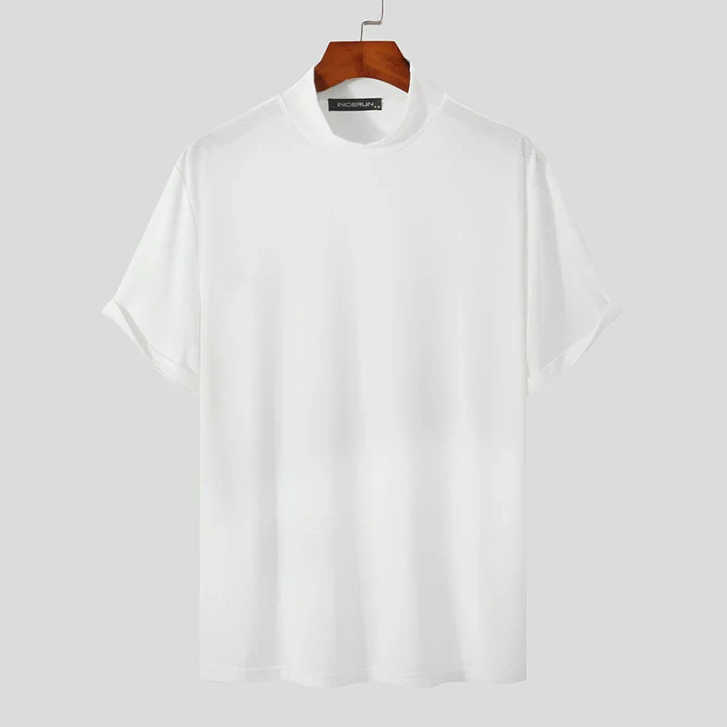 T Shirt Col Montant