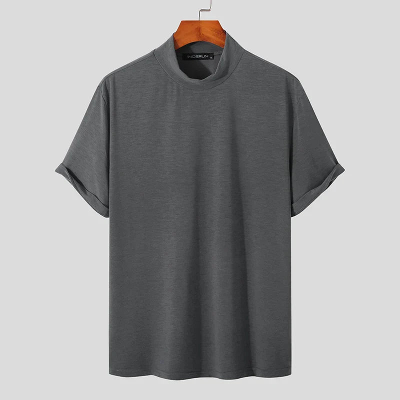 T Shirt Col Montant